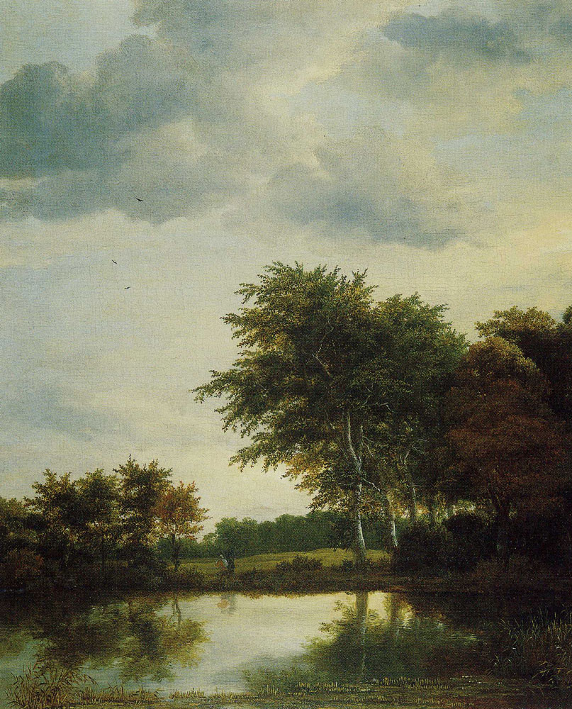 Jacob van Ruisdael - Pond in a Woods