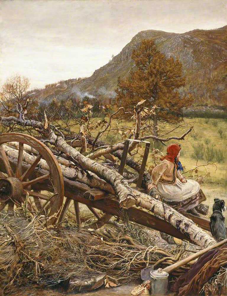 John Everett Millais - Winter Fuel