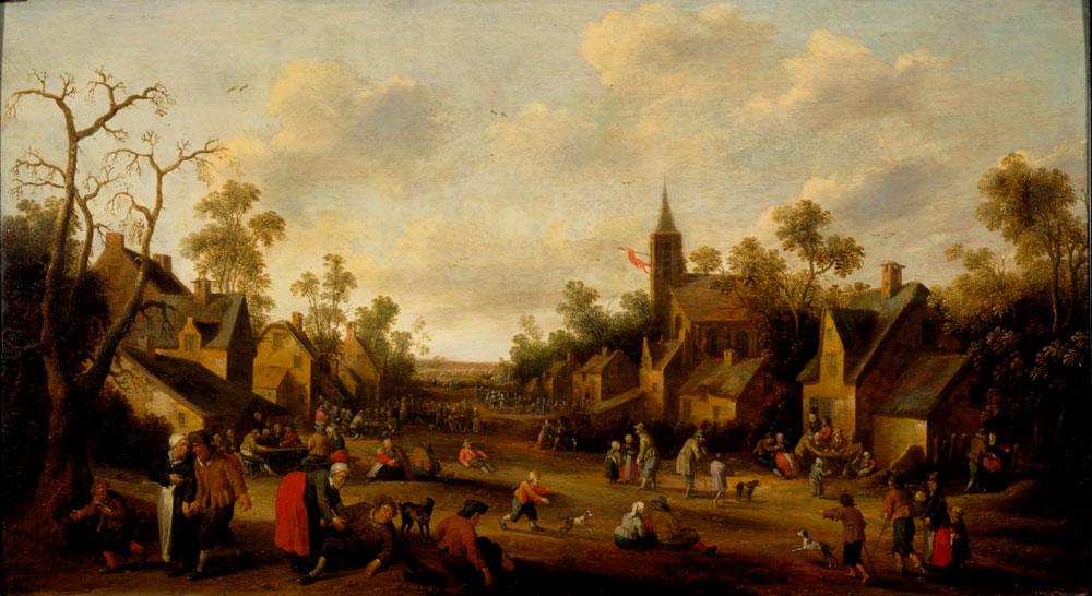 Joost Cornelisz. Droochsloot - Village Scene