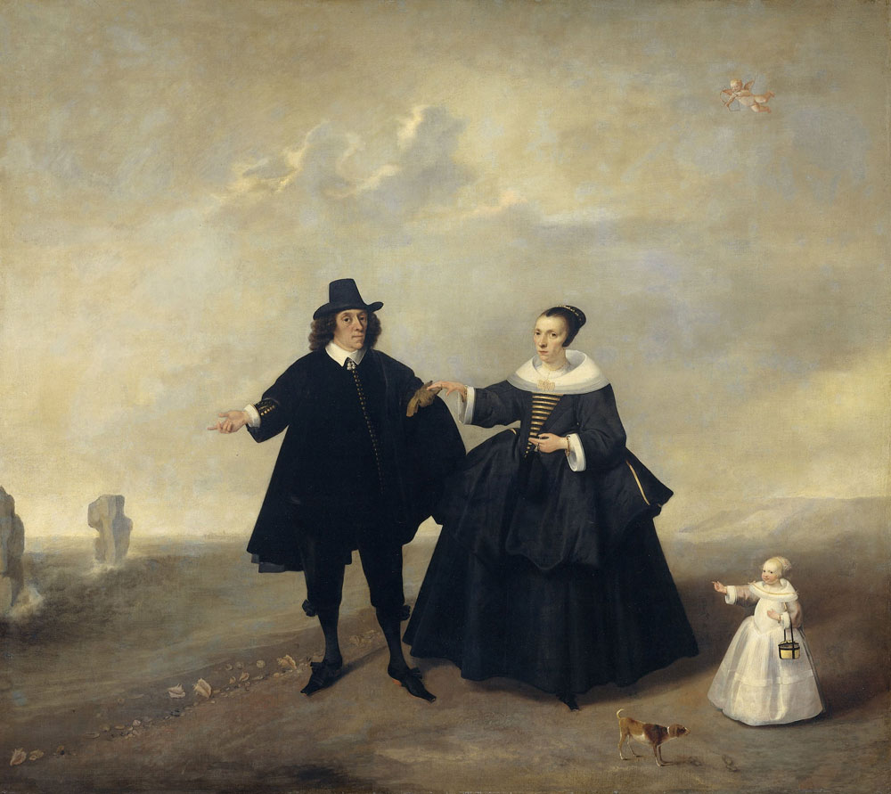 Anonymous - Portrait of a Married Couple with Child, Members of the Beresteyn Family