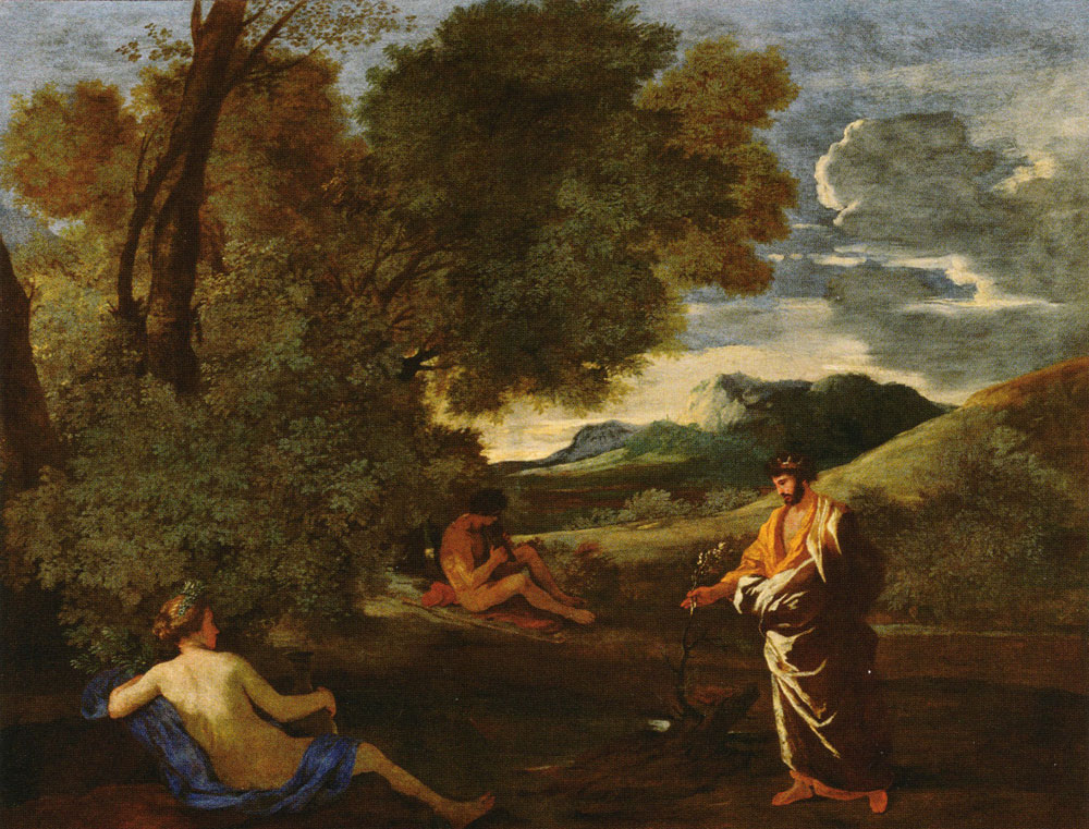 Nicolas Poussin - Landscape with Numa Pompillus and the Nymph Egeria