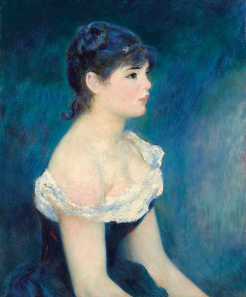 Pierre-Auguste Renoir - Female Bust in Profile