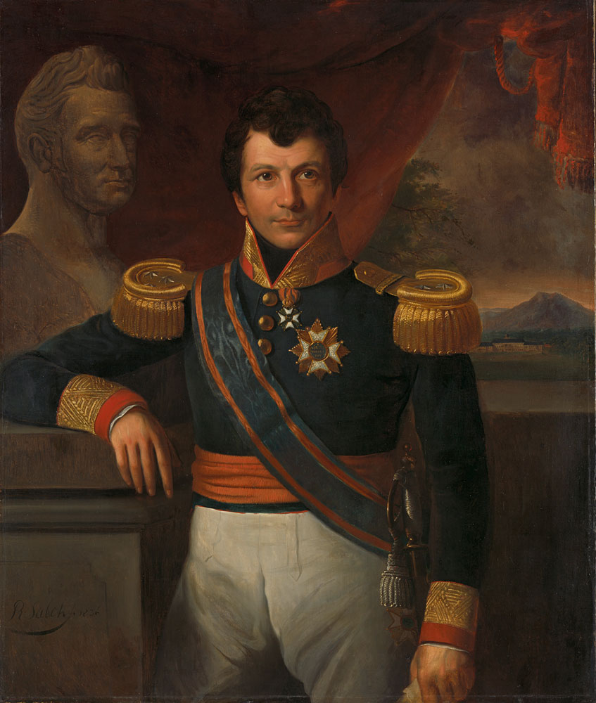 Raden Sarief Bastaman Saleh - Portrait of Johannes, Graaf van den Bosch, Governor-General of the Dutch East Indies