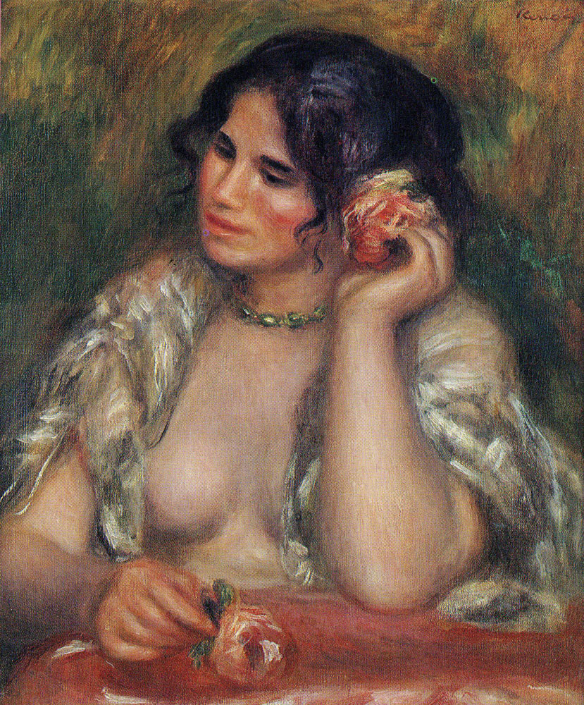 Pierre-Auguste Renoir - Gabrielle with a Rose