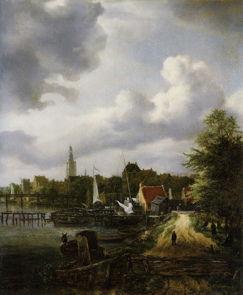 Jacob van Ruisdael - View of the Binnenamstel at Amsterdam