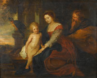 After Peter Paul Rubens The Holy Family