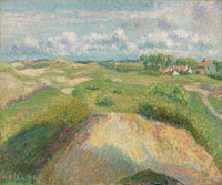 Camille Pissarro Les dunes à Knokke, effet de soleil