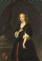 Caspar Netscher Portrait of Jacoba Bicker (1640-95), wife of Pieter de Graeff