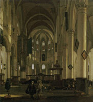 Emanuel de Witte Interior of a Church