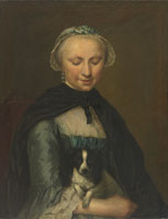 George van der Mijn Portrait of Antoinette Métayer, Oldest Sister of Louis Métayer