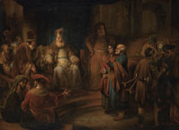 Gerbrand van den Eeckhout Peter and John before Annas, the High Priest