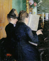 Gustave Caillebotte The Piano Lesson