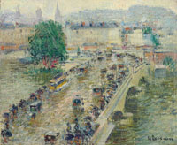 Gustave Loiseau Le pont Corneille à Rouen
