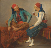 Isidore Pils Two North Africans conversing
