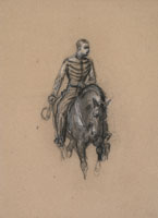 Isidore Pils Soldier on Horseback