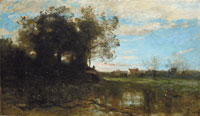 Jean-Baptiste-Camille Corot Souvenir des dunes de Dunkerque