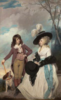 Joshua Reynolds Maria Marow Gideon and Her Brother, William