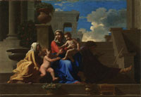 Nicolas Poussin Holy Family on the Steps