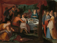 Otto van Veen A Nocturnal Banquet