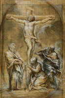 Pietro da Cortona Christ on the Cross, with the Virgin Mary, Mary Magdalene, and Saint John