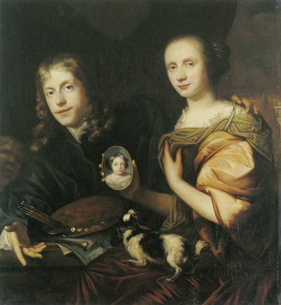 Jan de Baen - Self-Portrait with His Wife Maria de Kinderen