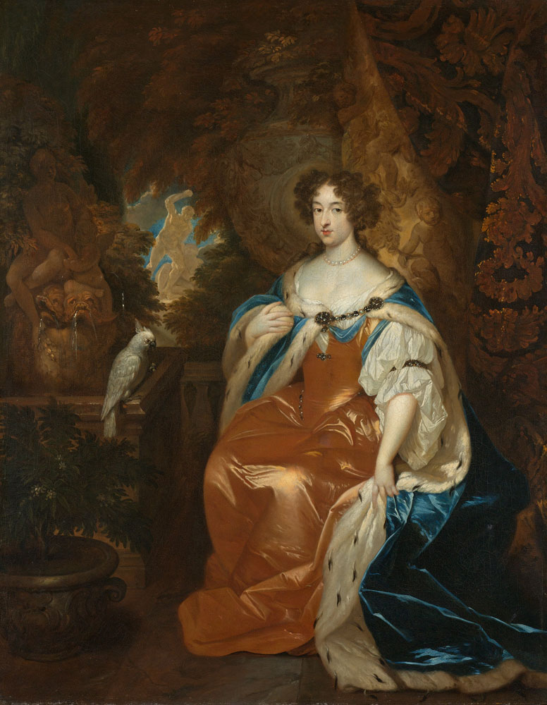 Caspar Netscher - Portrait of Mary Stuart (1662-95), Wife of Prince William III