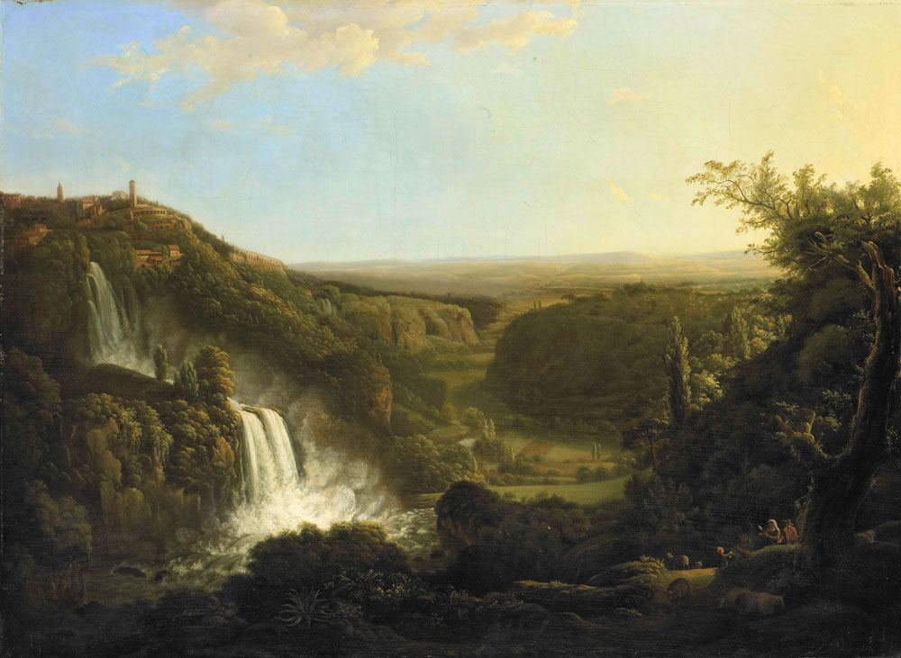 Cornelis Apostool - The Anio Valley with the Waterfalls of Tivoli