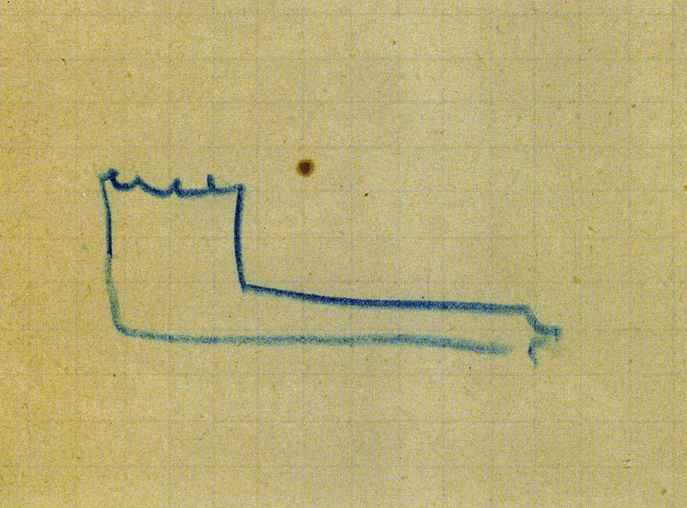 Edgar Degas - Sketch with flat frame with rectangular fluted external profile