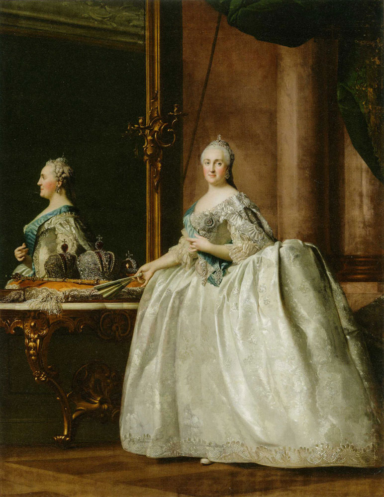 Vigilius Erichsen - Catherine II in front of a Mirror