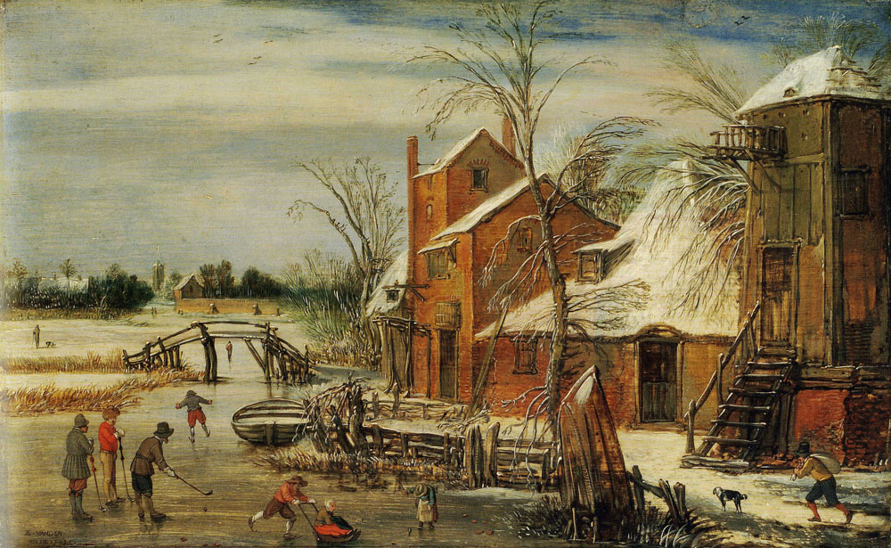 Esaias van de Velde - Winter Landscape