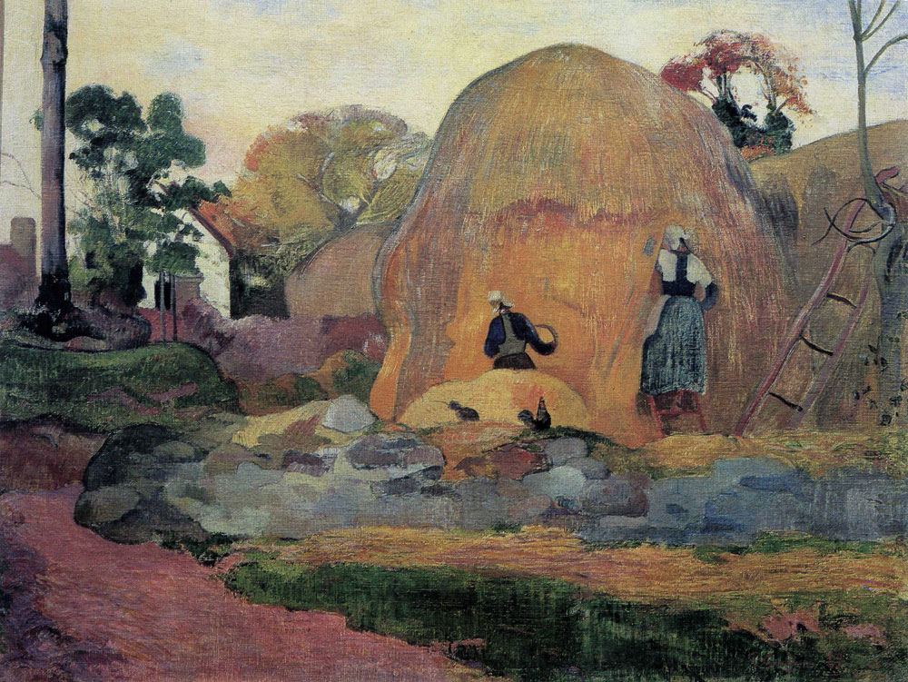 Paul Gauguin - Yellow Hay Ricks (Blond Harvest)