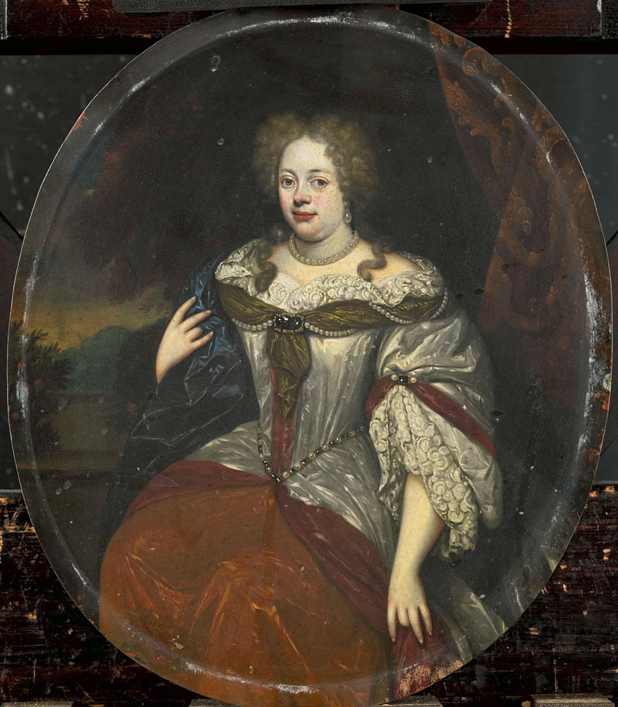 Hendrick de Valk - Portrait of Frouck, Barones van Aylva, Wife of Hans Willem van Aylva after 1658