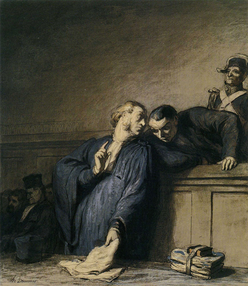 Honoré Daumier - A Criminal Case