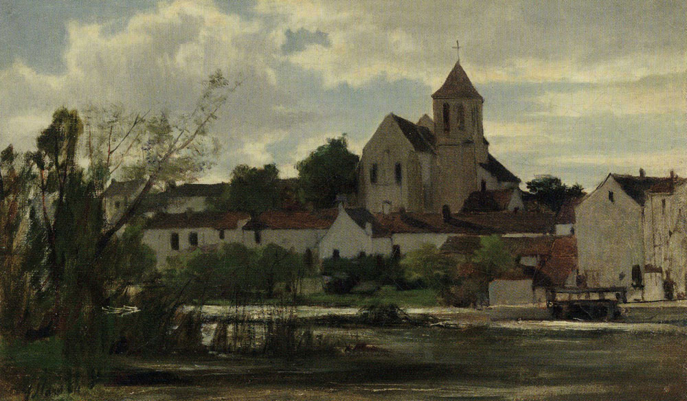 Jacob Maris - View of Montigny-sur-Loing