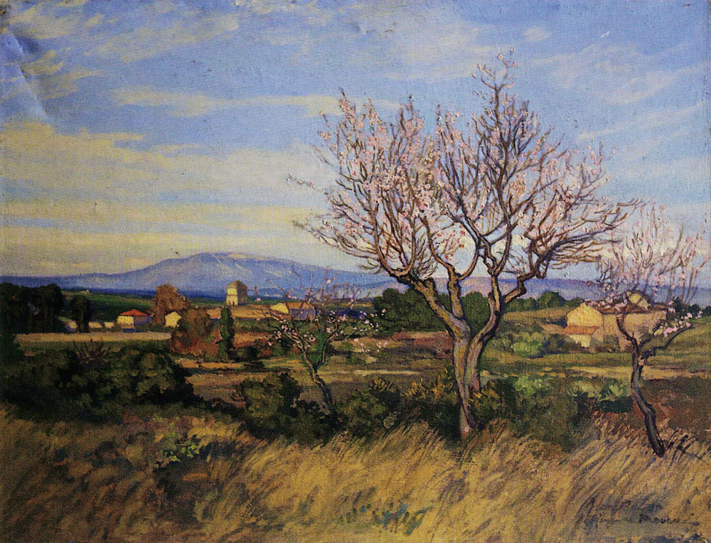 Jean Baltus - Blossoming Almond Trees, Saint-Paul
