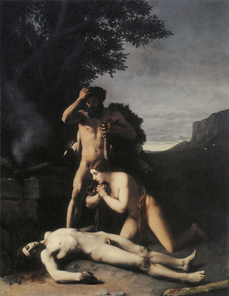 Jean-Jacques Henner - Adam and Eve Finding the Body of Abel