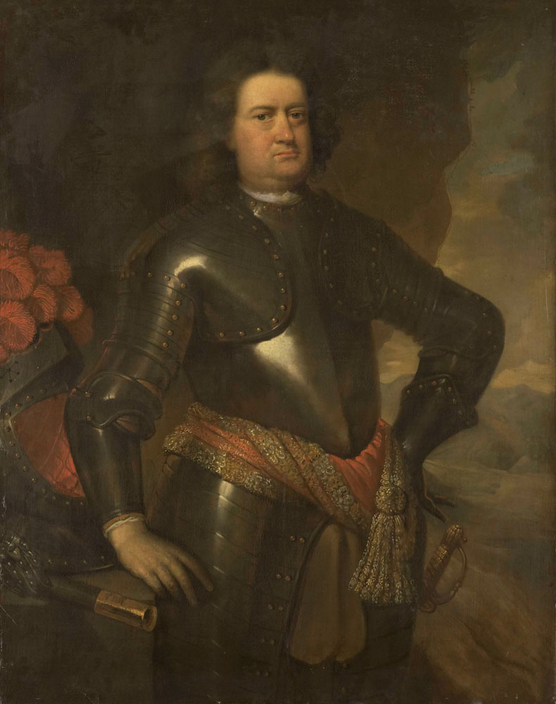 Johannes Vollevens - Portrait of a Military Officer