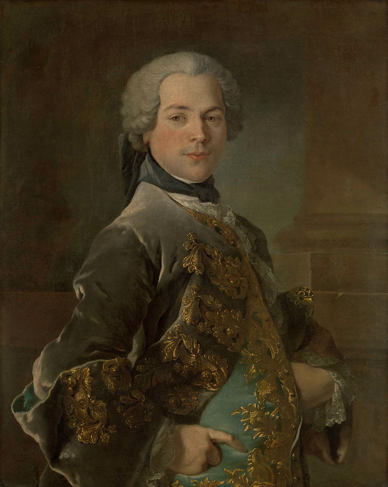 Louis Tocqué - Portrait of Isaac van Rijneveld