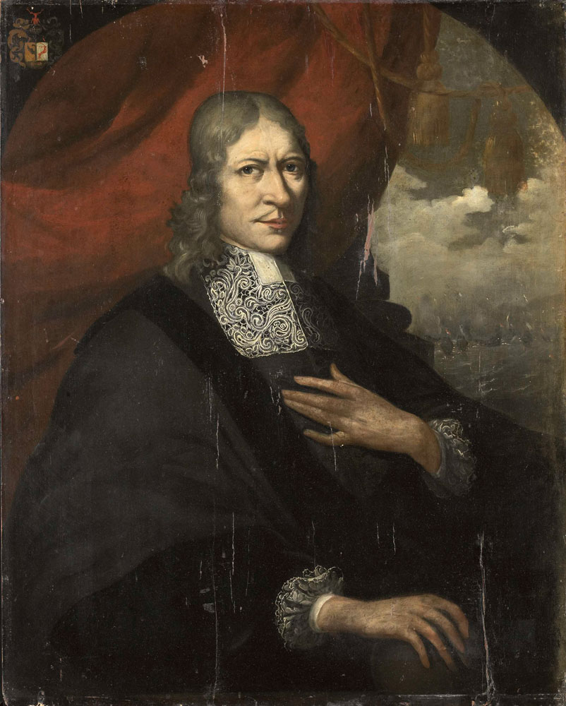 Attributed to Martin Palin - Portrait of Rycklof van Goens, Governor-General