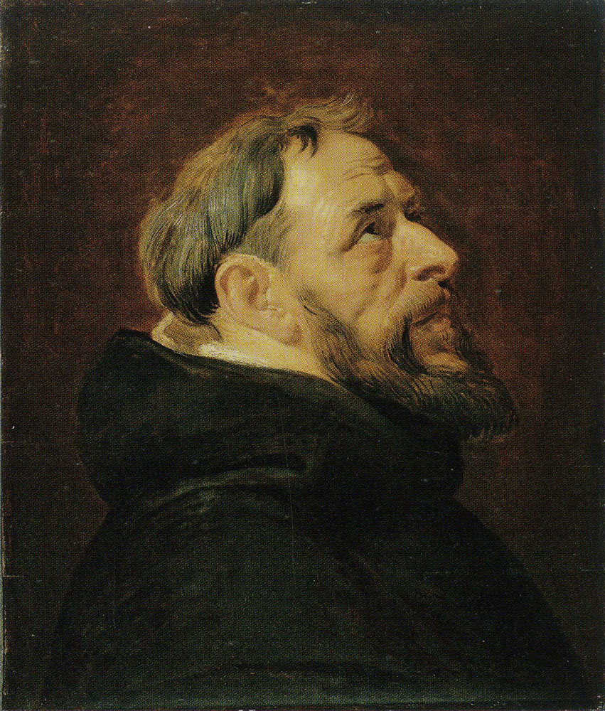Workshop of Peter Paul Rubens - Head of an Augustinian Monch