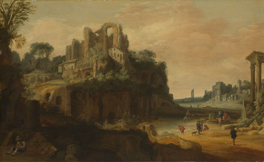 Pieter Anthonisz Groenewegen - Roman Landscape with Ruins