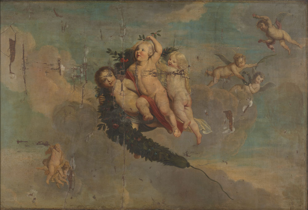 Anonymous - Putti with a Festoon