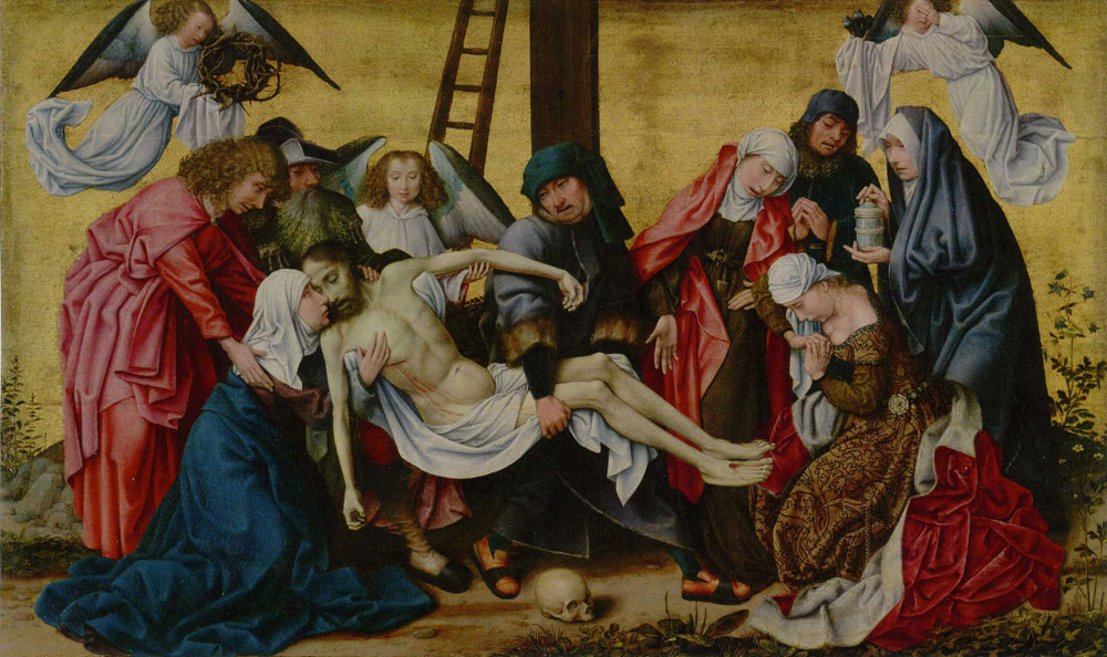 Follower of Rogier van der Weyden - Lamentation on the Way to the Sepulchre