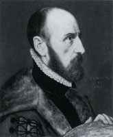 Adriaen Thomasz. Key Bust Portrait of Abraham Ortelius