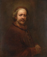 After Rembrandt - Self portrait of the artist, aged 63