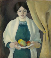 August Macke Portrait with Apples