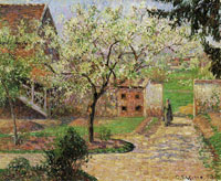 Camille Pissarro Flowering Plum Tree, Éragny, the Home of the Artist