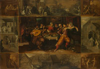 Frans Francken the Younger The Parable of the Prodigal Son