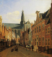 Gerrit Adriaensz. Berckheyde A Street in Haarlem