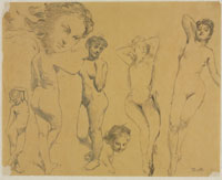 Henri Fantin-Latour Studies of Female Nudes